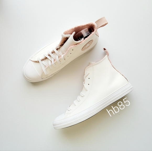 Converse CTAS Hi "Perfect is Not Perfect" Vintage White Rust Pink Women's 10.5 - Picture 2 of 6